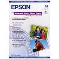 Epson Premium Glossy Photo Paper 255 g, A3 - 20 blättern